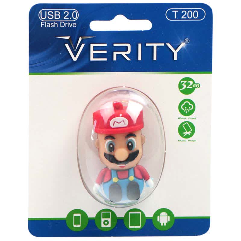 فلش 32 گیگ طرح ماریو وریتی VERITY T200