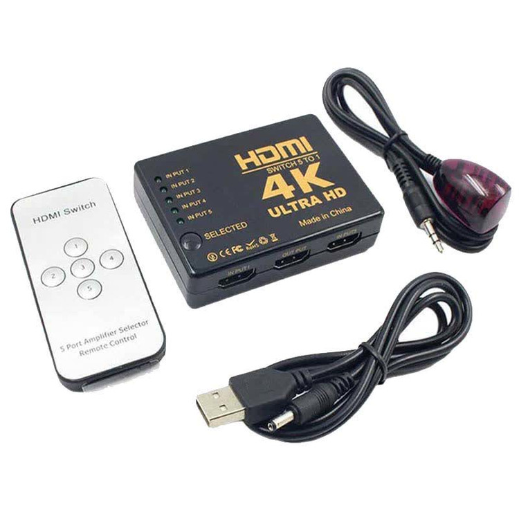 سوئیچ 5 به 1 HDMI رویال + ریموت Royal