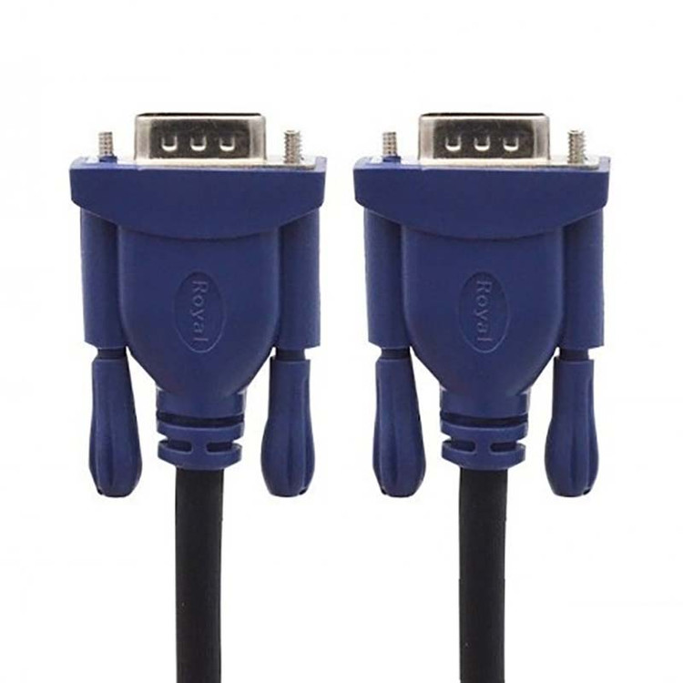کابل 20 متری VGA 3+4 رویال Royal پک کارتنی