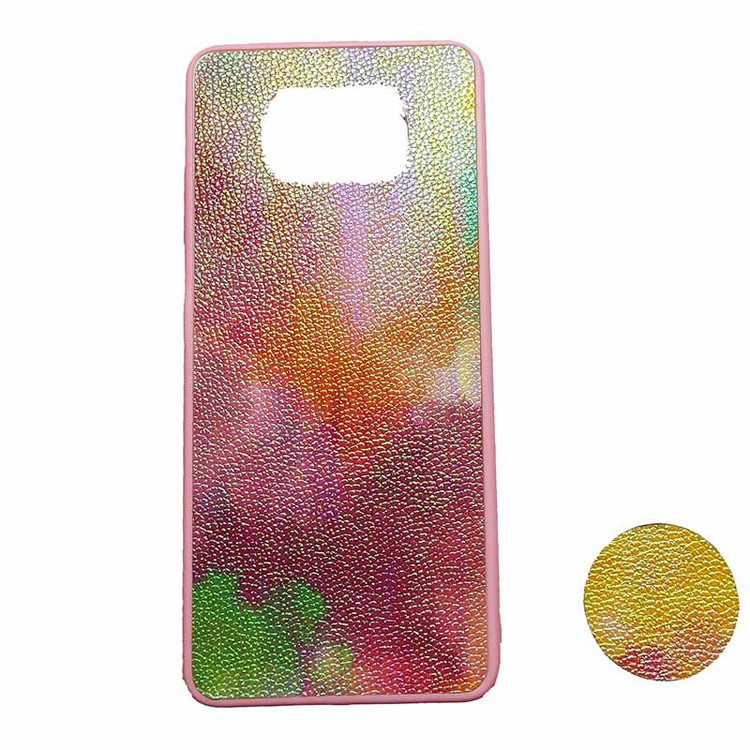 قاب چرمی هولوگرامی پاپ سوکت دار شیائومی Xiaomi Poco X3