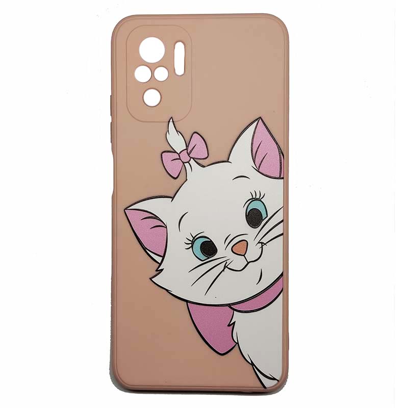 قاب سیلیکونی ژله ای عروسکی گربه اشرافی شیائومی Xiaomi Redmi Note 10/10S