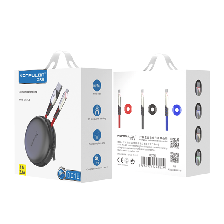 کابل شارژ MicroUSB کانفلون KONFULON DC16