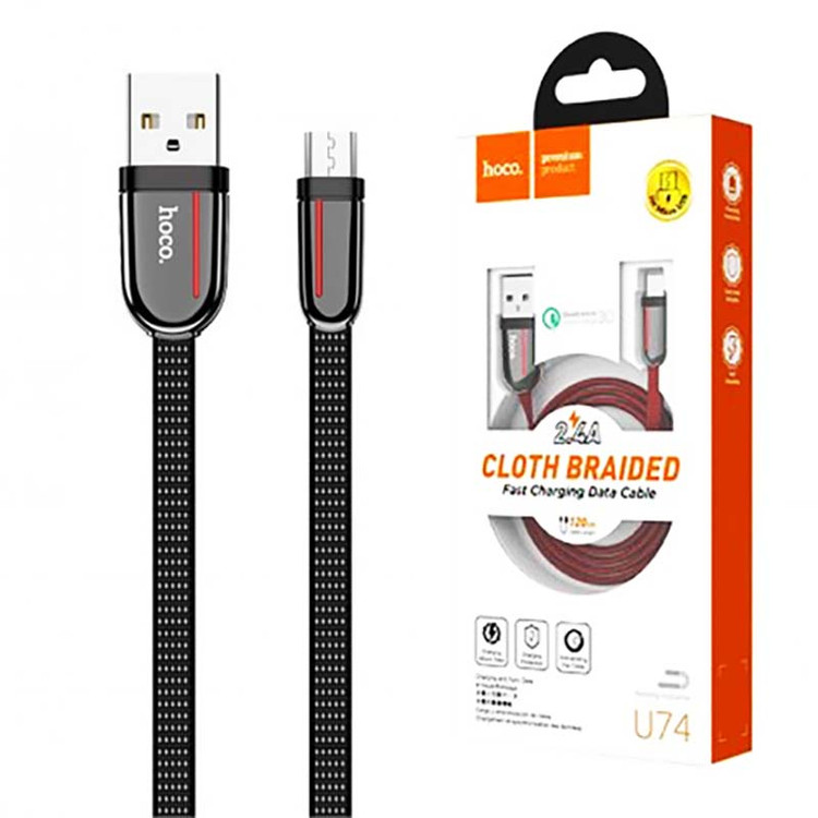 کابل شارژ میکرو Micro USB هوکو HOCO U74