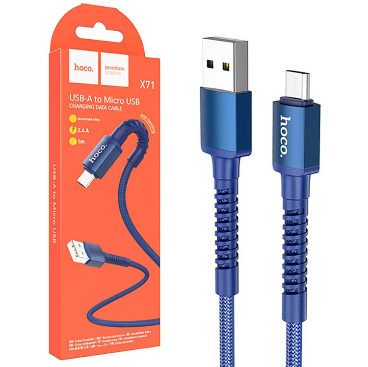 کابل شارژ میکرو Micro USB هوکو HOCO X71