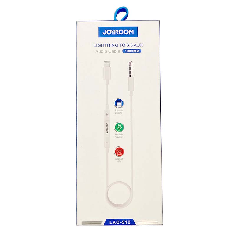 تبدیل Lightning به Jack 3.5m جوی روم Joyroom Lao-512