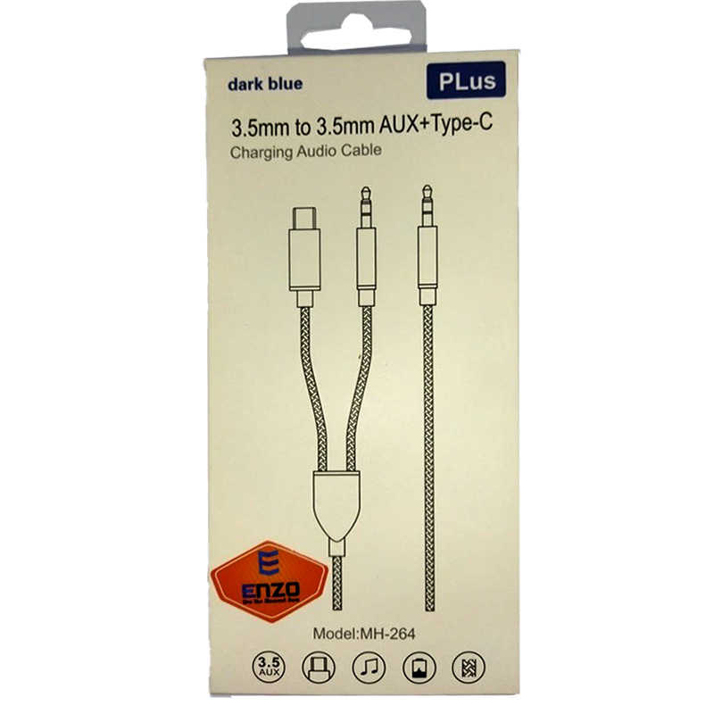 تبدیل AUX To Type-C+ AUX MH-264