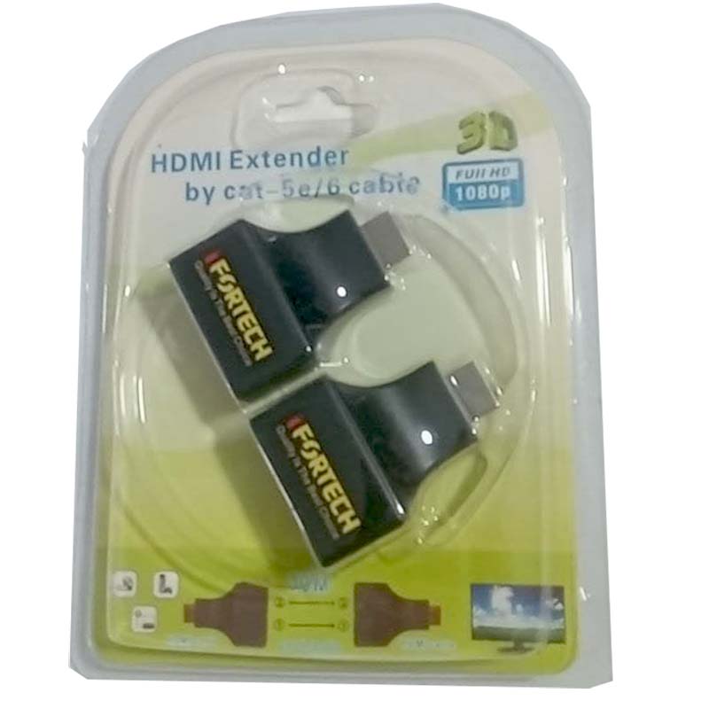 افزاینده HDMI تحت شبکه 30 متری دو کاناله پک طلقی