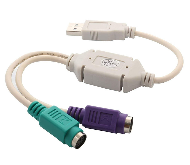 تبدیل Dual PS2 To USB
