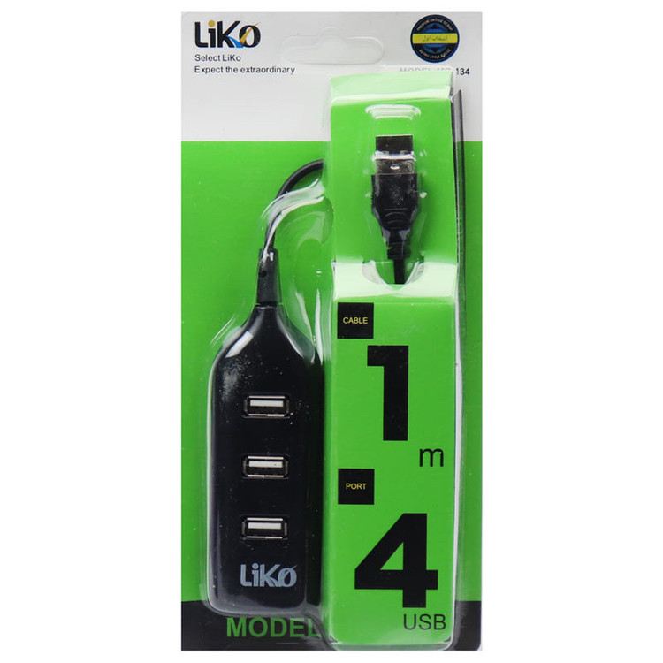 هاب 4 پورت USB لیکو LIKO MR-134