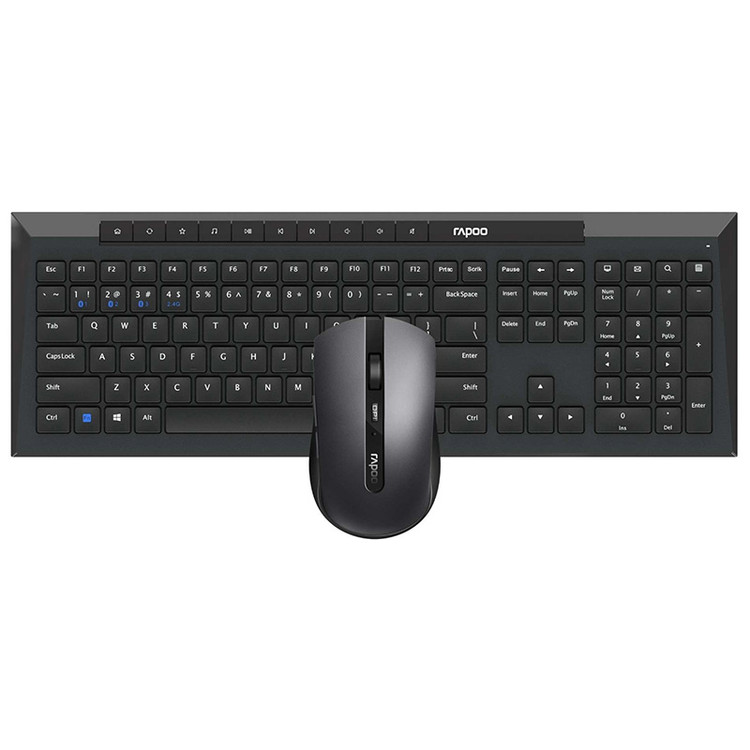 کیبورد و ماوس بی سیم رپو Rapoo 8210M Multi Mode