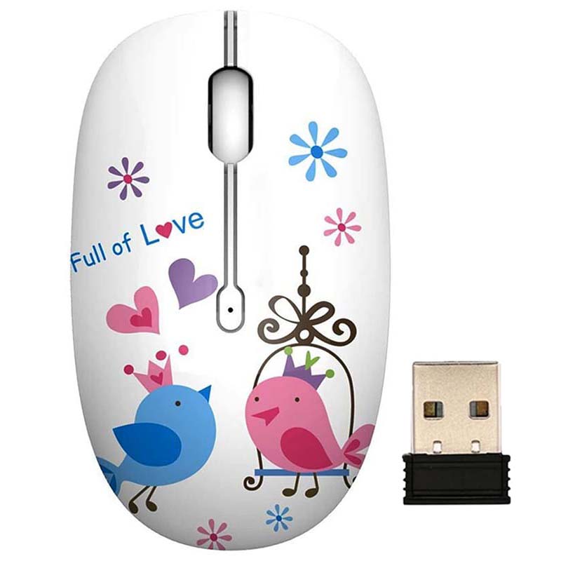 ماوس بی سیم اف ماوس FMOUSE M101 Multi Mode طرح جوجه