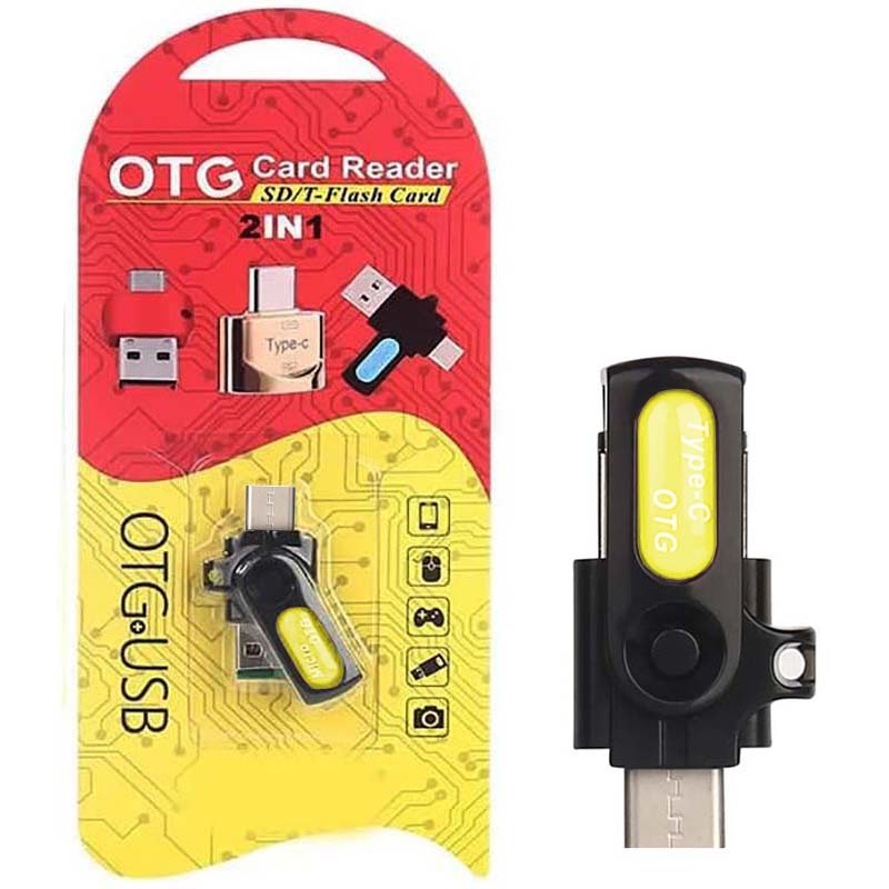 رم ریدر TYPE-C OTG چرخشی KM-39