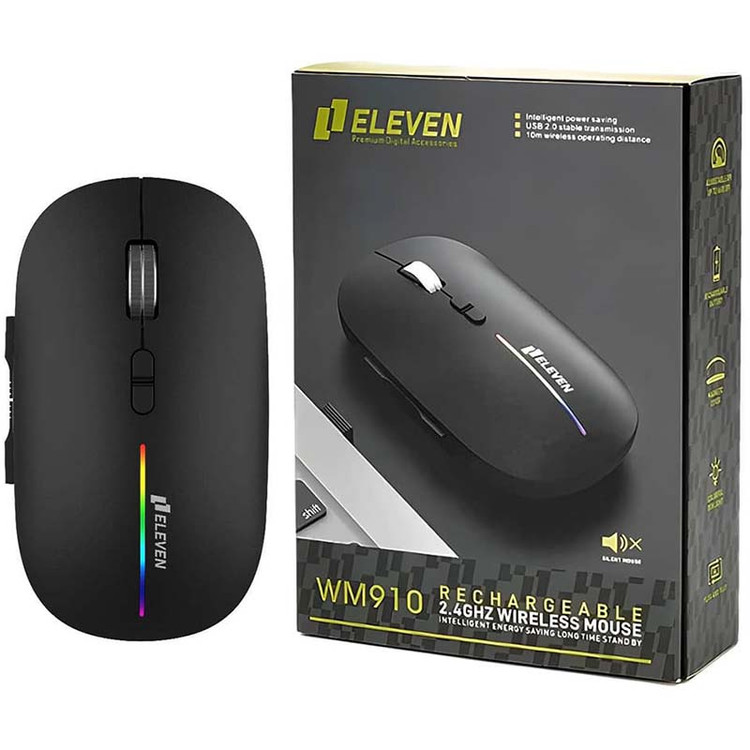 ماوس بی سیم شارژی سایلنت الون ELEVEN WM910
