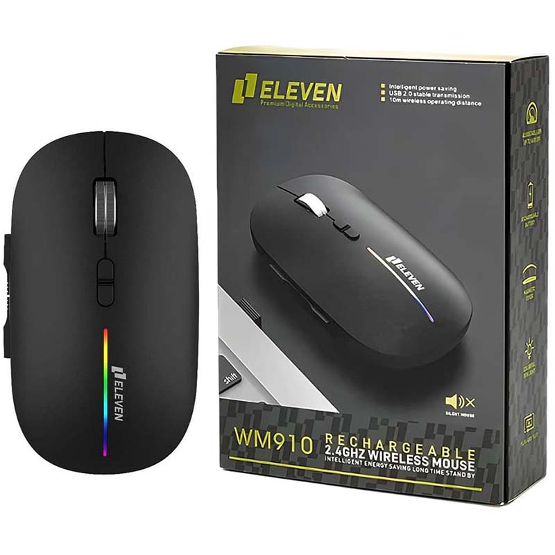 ماوس بی سیم شارژی سایلنت الون ELEVEN WM910