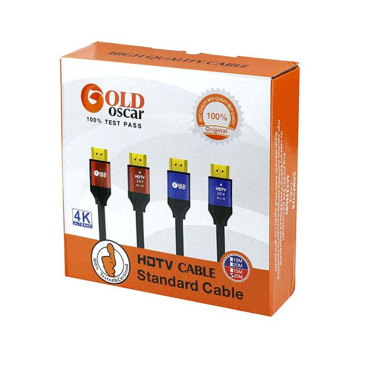 کابل 10 متری HDMI 4K پک کارتنی اسکار Oscar