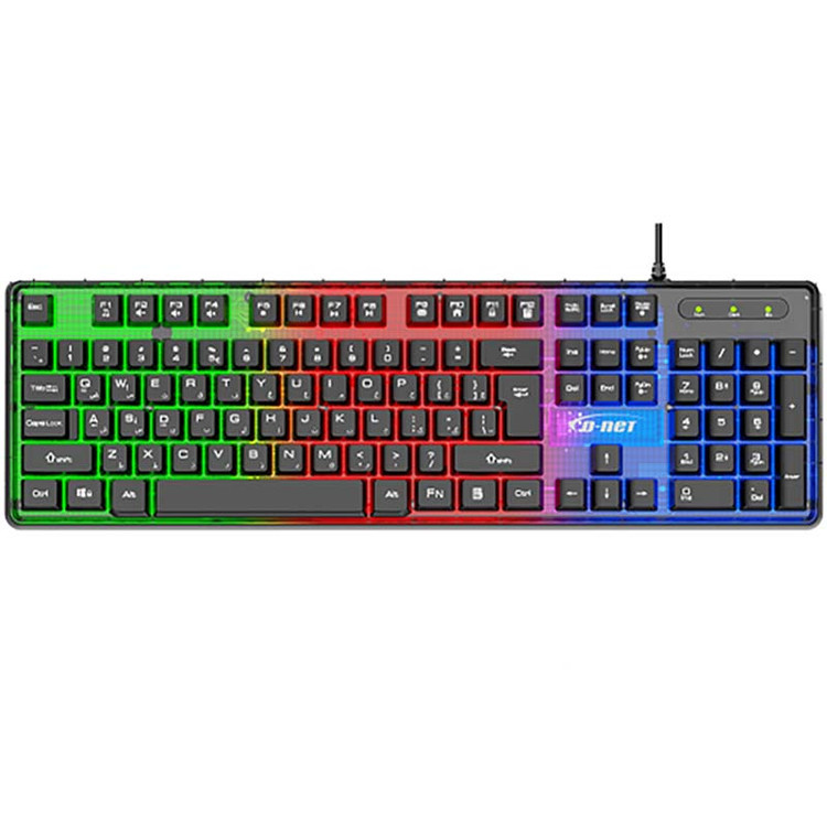 کیبورد گیمینگ RGB دار دی نت D-NET DT-997