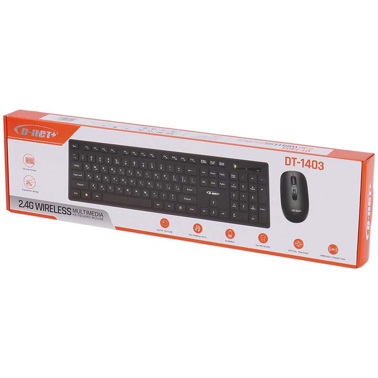 کیبورد و ماوس بی سیم دی نت D-NET DT-1403