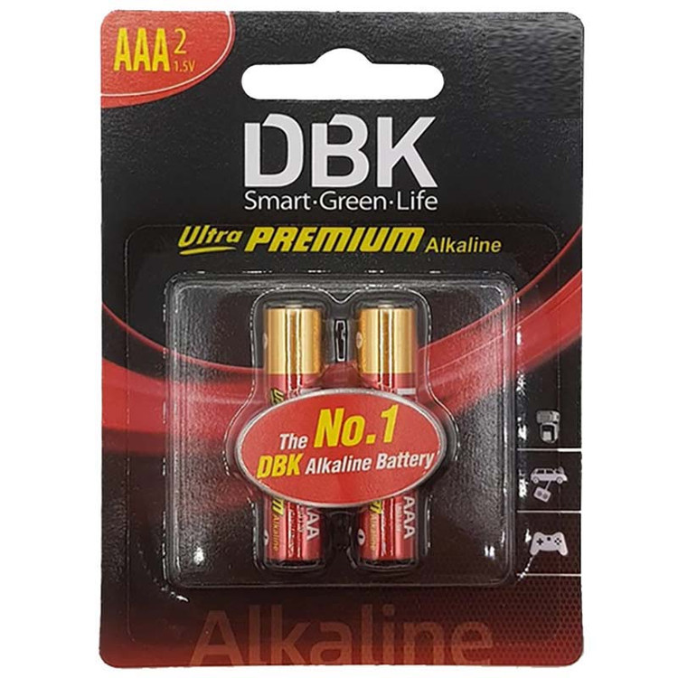 باتری نیم قلمی DBK Ultra PREMIUM Alkaline بسته 2 عددی