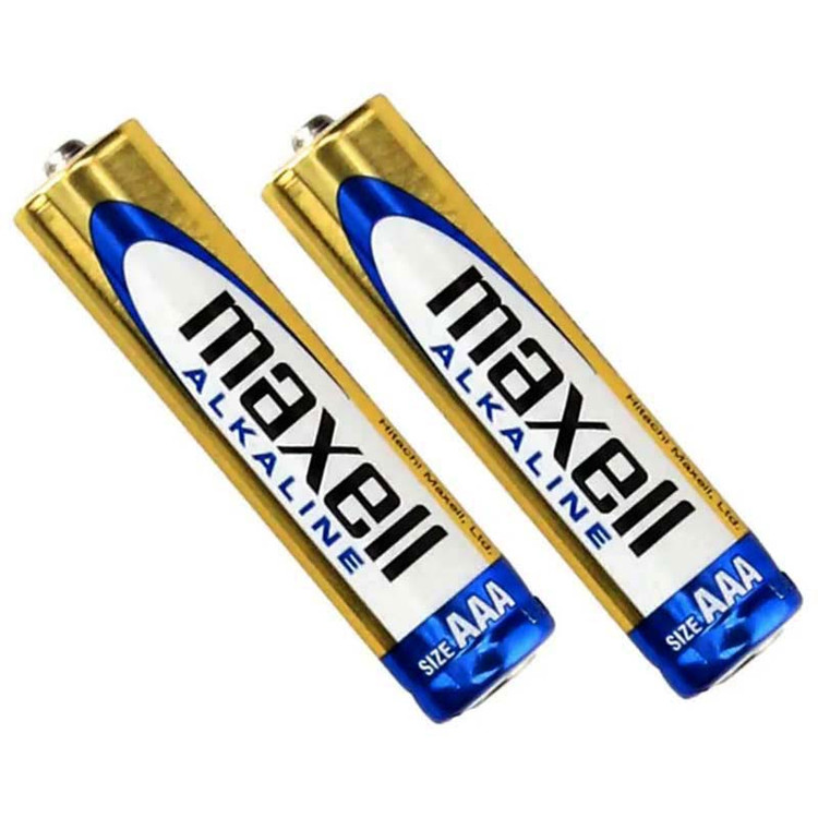 باتری نیم قلمی آلکالاین مکسل MAXELL LR03 بسته 2 عددی