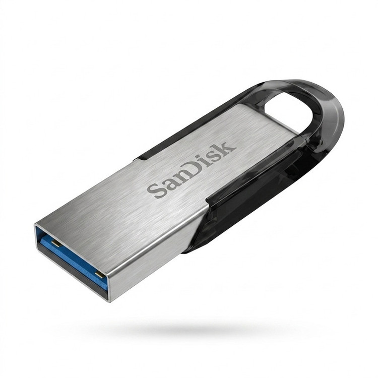 فلش مموری سندیسک مدل CZ73 ظرفیت 128 گیگابایت با بدنه فلزی، رابط USB 3.0 و سرعت انتقال 150 مگابایت بر ثانیه، سازگار با کامپیوتر، لپتاپ، گوشی و تلویزیون