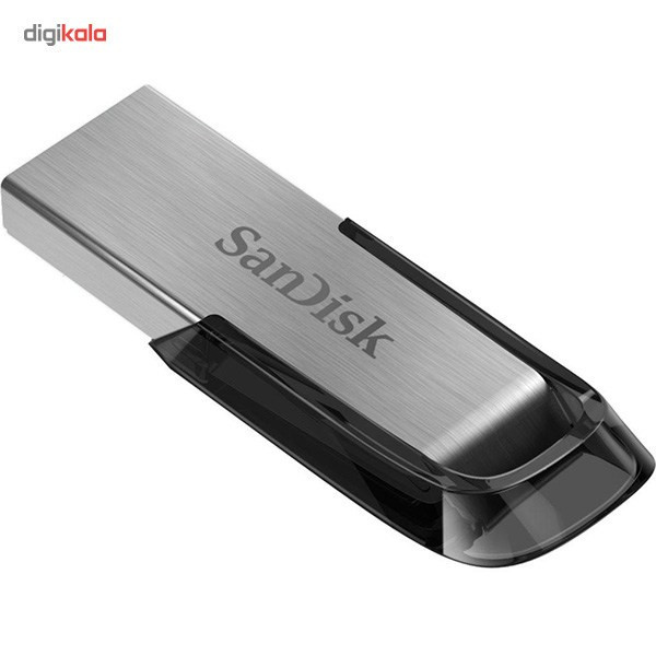 فلش مموری سن دیسک Ultra Flair CZ73 ظرفیت 64 گیگابایت با رابط USB 3.0 و بدنه فلزی مقاوم، سرعت انتقال 150 مگابایت بر ثانیه و سازگار با انواع سیستمعاملها و دستگاهها