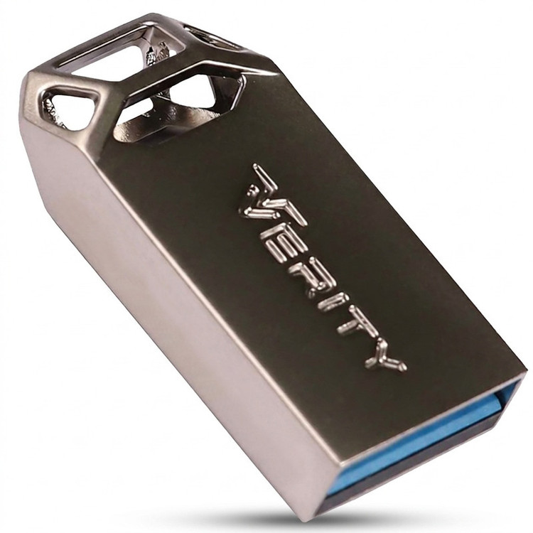 فلش مموری 32 گیگابایت وریتی مدل V-819 با رابط USB 2.0، بدنه فلزی مقاوم و ضد خش، سرعت انتقال 30 مگابایت بر ثانیه، سازگار با گوشی، تبلت، کامپیوتر و تلویزیون