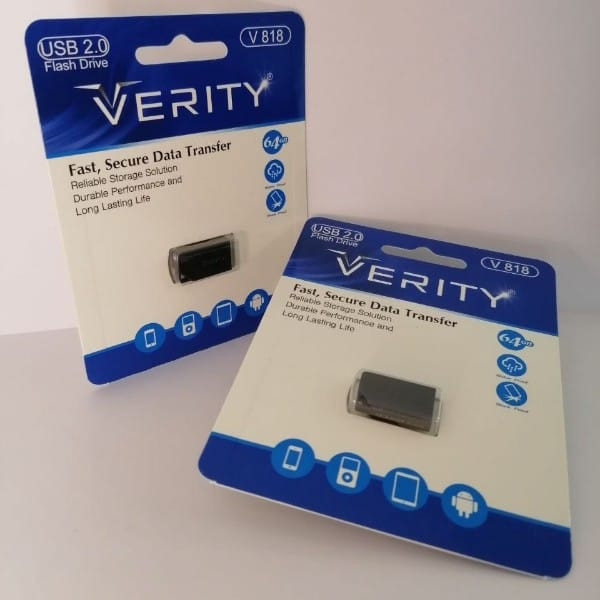 فلش مموری وریتی مدل V818 ظرفیت 64GB، سرعت انتقال 480MB/s، مقاوم در برابر خش، سازگار با تمامی سیستمها