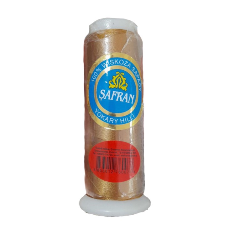 نخ گلدوزی ابریشم Safran کد 712 رنگ طلایی خردلی