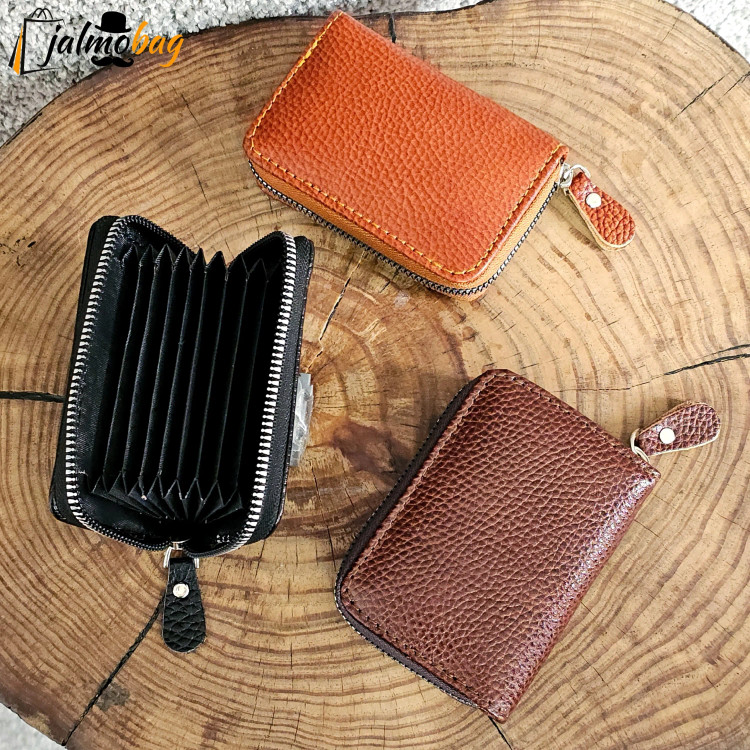 جاکارتی زیپدار چرم اصل گاوی مردانه و زنانه