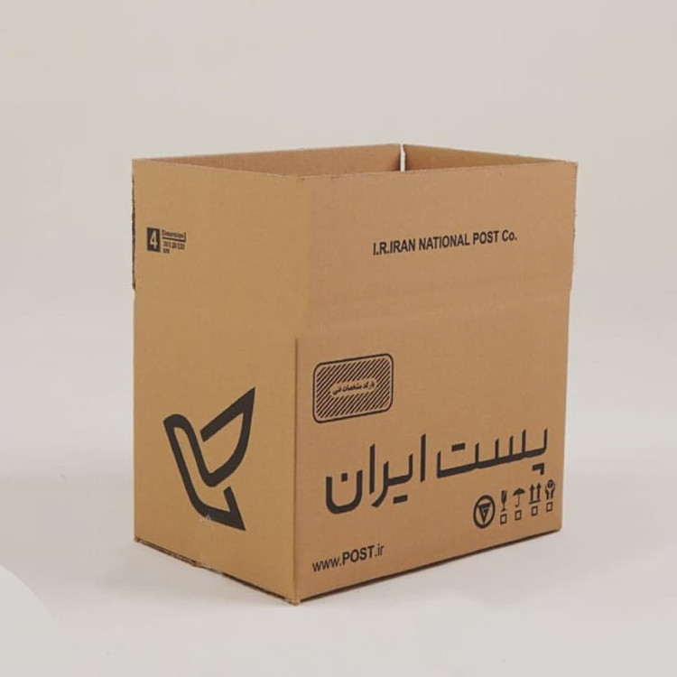 کارتن پستی سایز 4 استاندارد مدل سه لایه مقاوم (30 20 20)