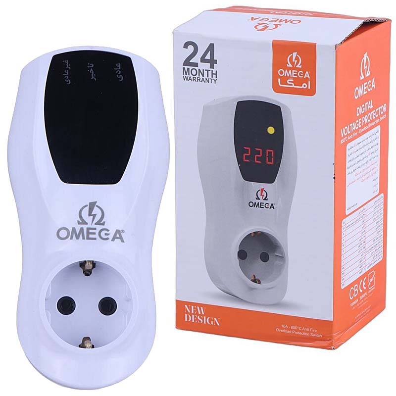 محافظ برق لوازم خانگی تک خانه امگا Omega G1100