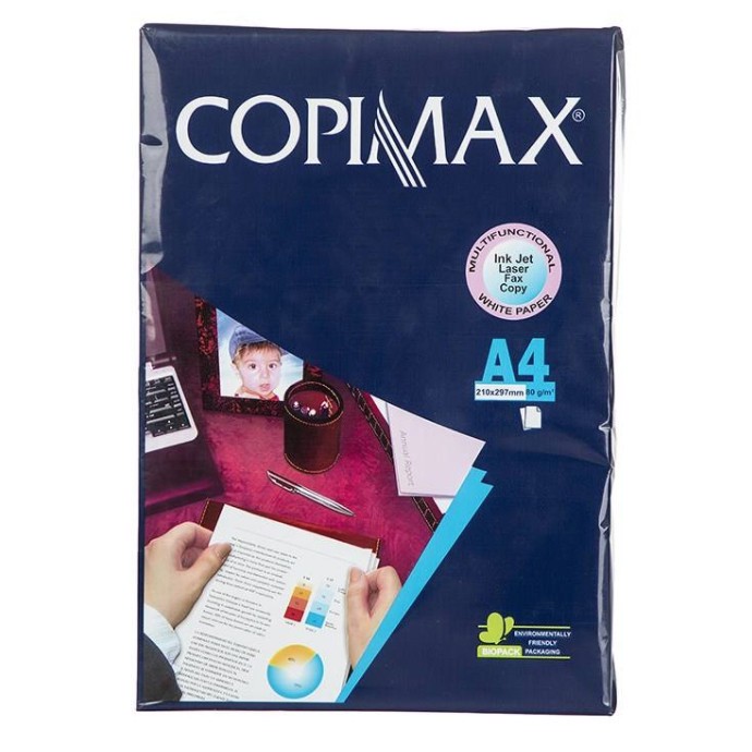 کاغذ A4 کپی مکس مدل 020 بسته 200 عددی مناسب پرینتر و کپی