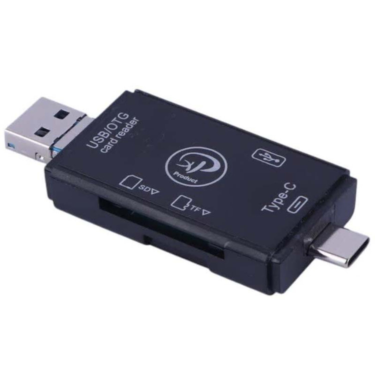 رم ریدر همه کاره USB3.0 + Type-C + MicroUSB ایکس پی XP-650