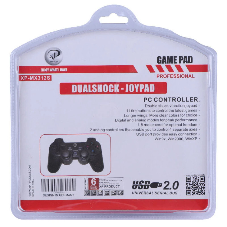 دسته بازی تک شوک دار ایکس پی XP-MX312
