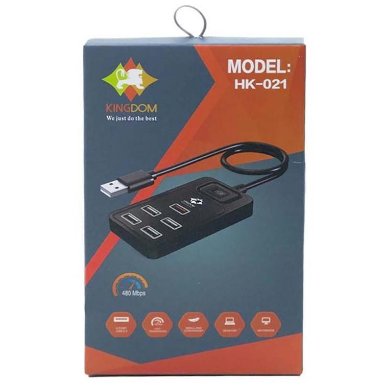 هاب 5 پورت USB2.0 کینگدام Kingdom HK-021