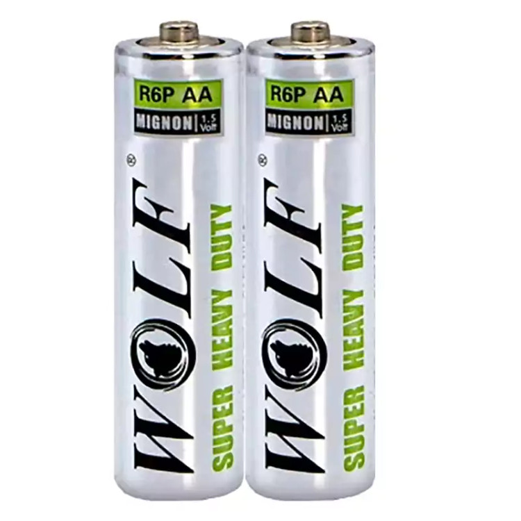 باتری قلمی شرینک ولف WOLF Super Heavy Duty بسته 2 عددی
