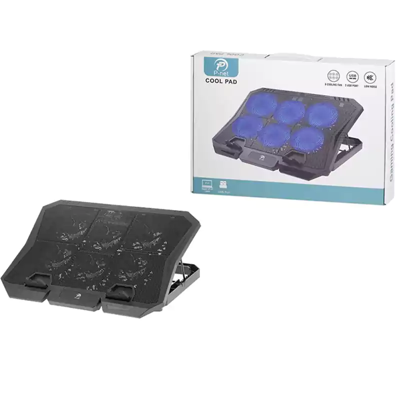 کول پد لپ تاپ 6 فن پی نت P-net P806