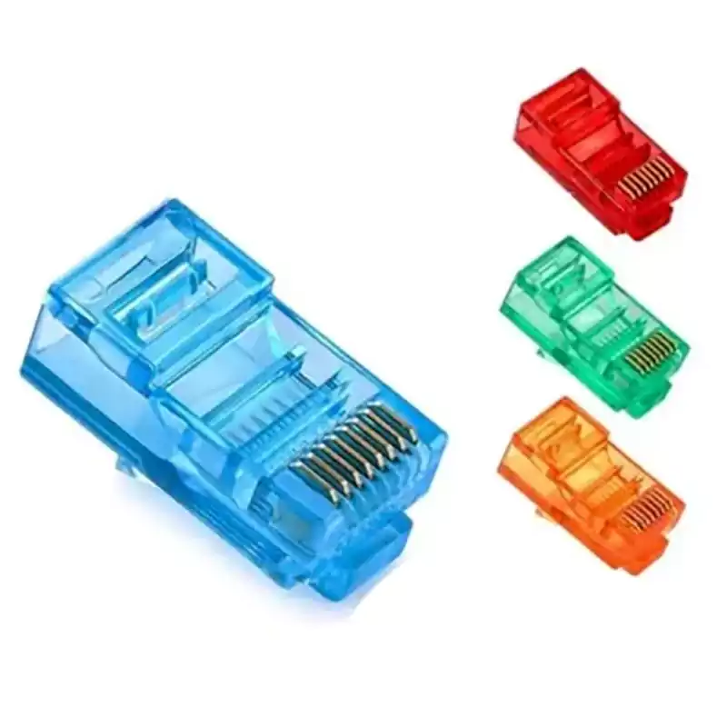 سوکت شبکه کت cat 5 رنگی