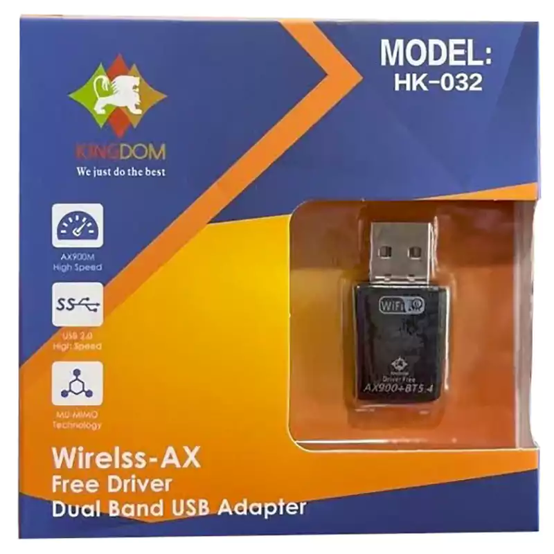 دانگل بلوتوث و وایفای 2.4GHz+5.8GHz کینگدام Kingdom HK-032