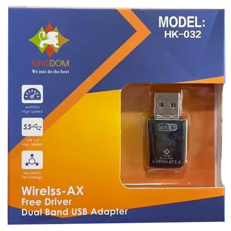 دانگل بلوتوث و وایفای 2.4GHz+5.8GHz کینگدام Kingdom HK-032
