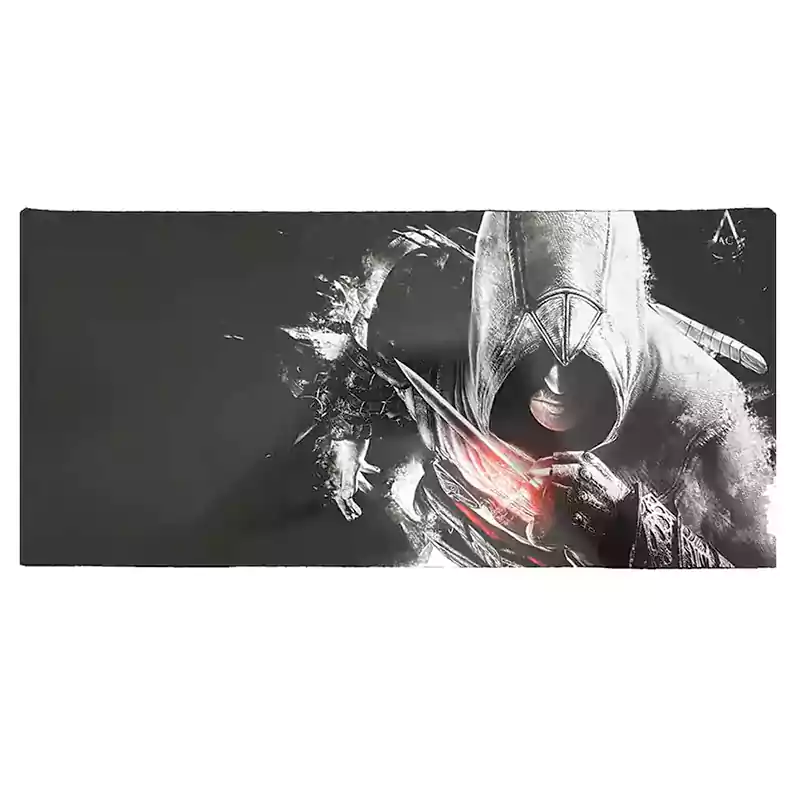 پد ماوس گیمینگ 40*80 طرح Assassin کد 10