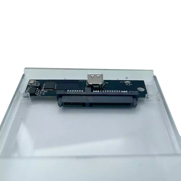 باکس هارد 2.5 اینچ شفاف USB3.1 پک سفید نارنجی