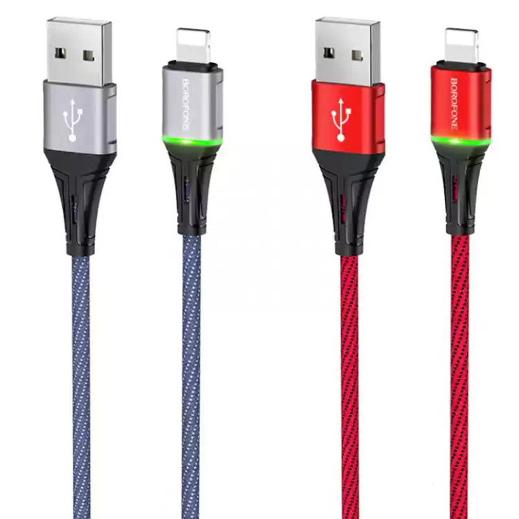 کابل شارژ آیفون Lightning بروفون BOROFONE BU25