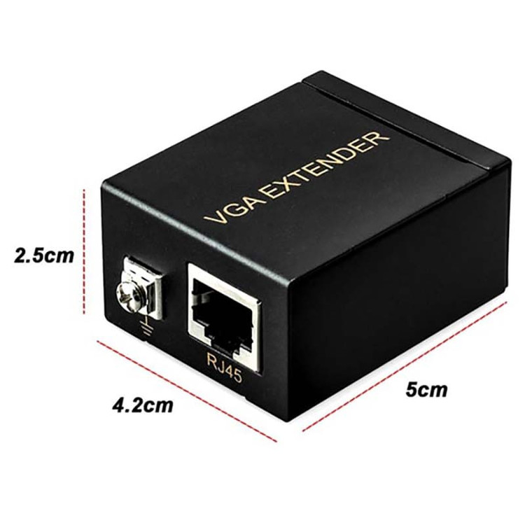 افزایش دهنده VGA تحت شبکه 60 متری رویال Royal Extender