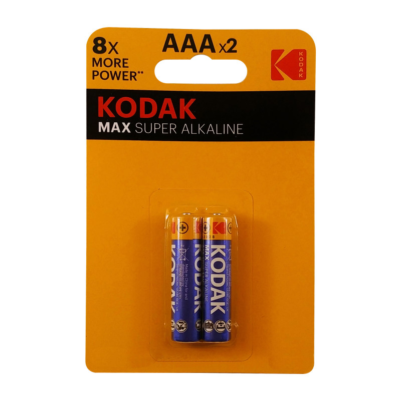 باتری نیم قلمی 2 عددی سوپر آلکالاین کداک KODAK MAX