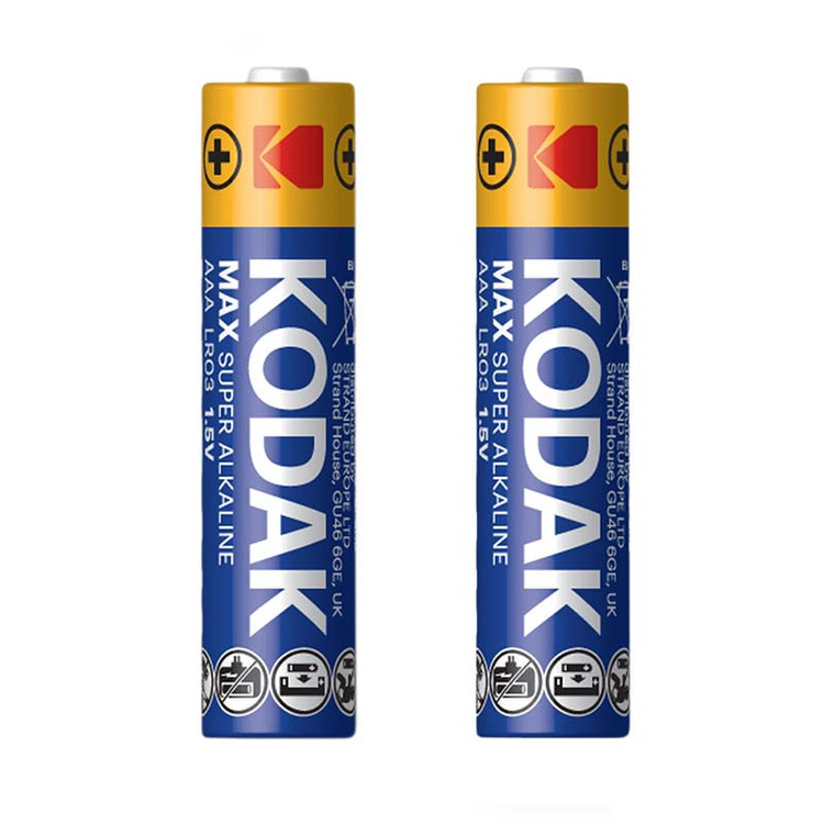 باتری نیم قلمی 2 عددی سوپر آلکالاین کداک KODAK MAX