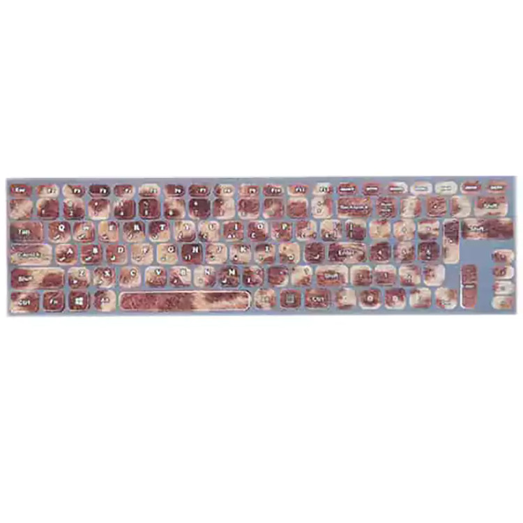 برچسب حروف فارسی فانتزی طرح چوب کد 410