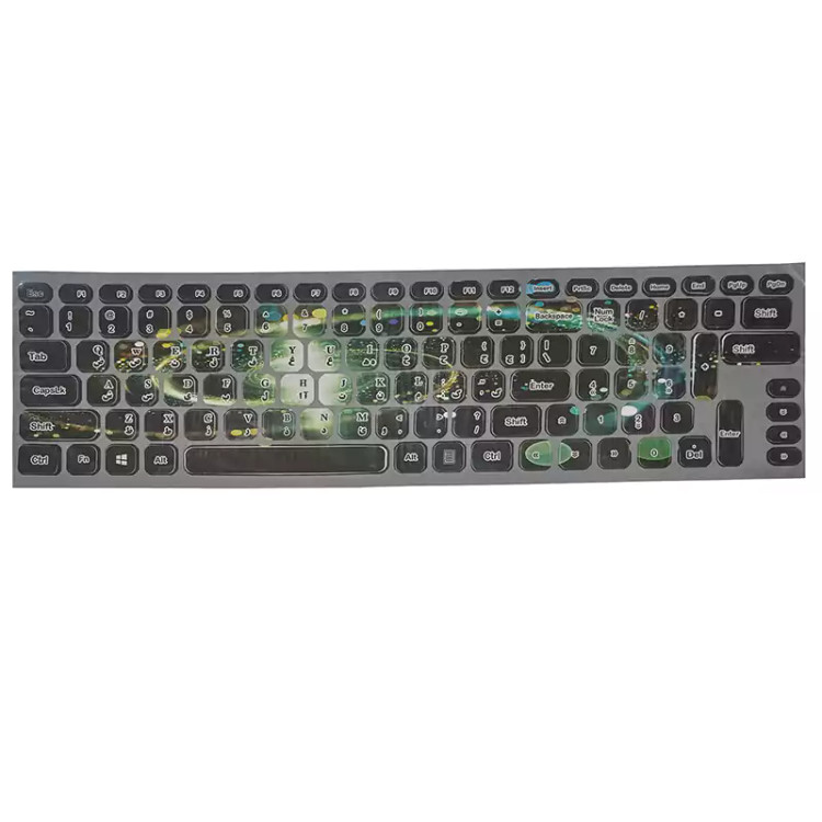 برچسب حروف فارسی فانتزی طرح کهکشان کد 460