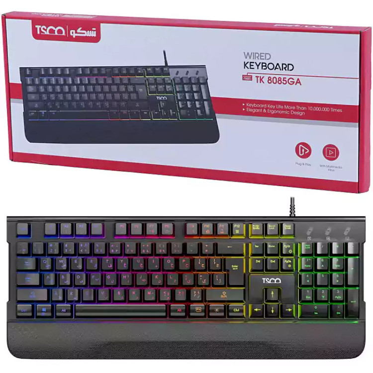 کیبورد گیمینگ تسکو TSCO TK 8085GA