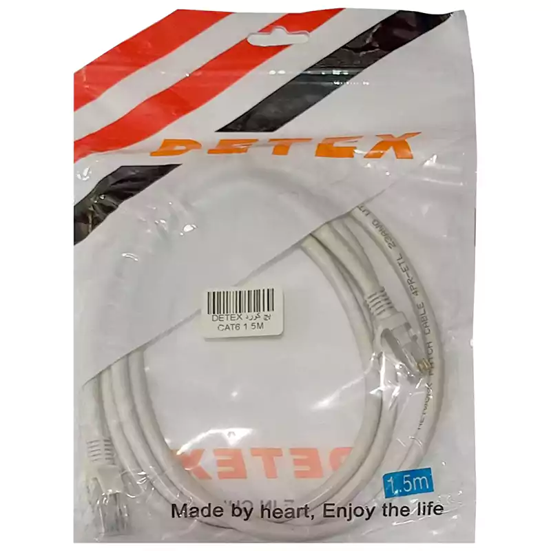 کابل شبکه 1.5 متری CAT6 دیتکس DETEX